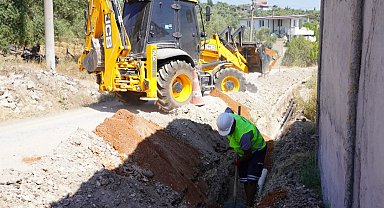 Muğla Akyol'daki kireçli su çilesi sona eriyor