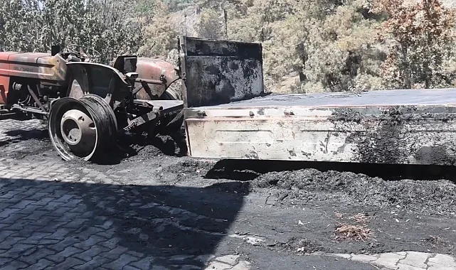 Muğla Büyükşehir'den Seydikemer'de yangın sonrası hasar tespit