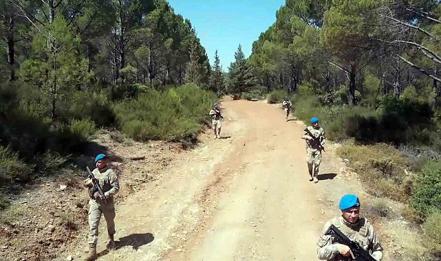 Muğla Jandarması "Yeşil Vatan" nöbetinde