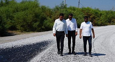 Muğla Milas'ta geniş kapsamlı sathi kaplama çalışması