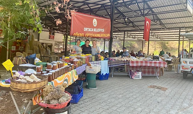 Muğla Ortaca'da Üretici Kadın Pazarı ilk kez kuruldu