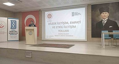 Muğla'da yükümlülere 'ailede iletişim ve empati' konferansı
