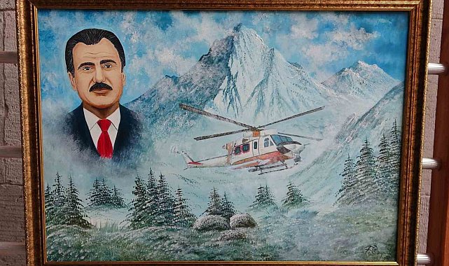 Muhsin Yazıcıoğlu'nun hatırası yağlı boya tabloda yaşatılıyor