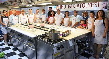 Muhtarlardan makarna yarışı