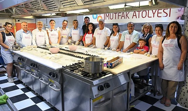 Muhtarlardan makarna yarışı