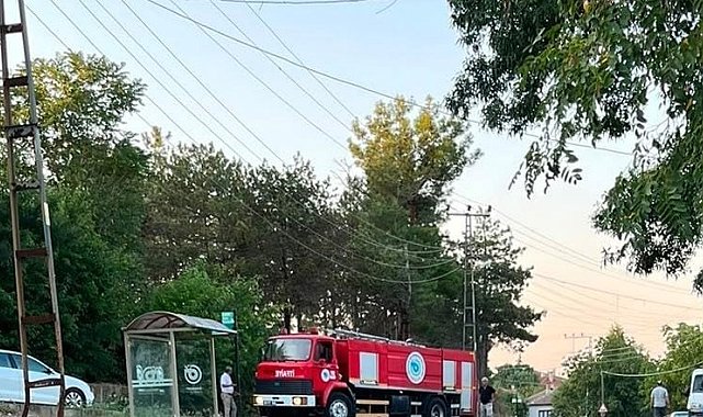 Muratlı'da ağaçlık alanda çıkan yangın söndürüldü