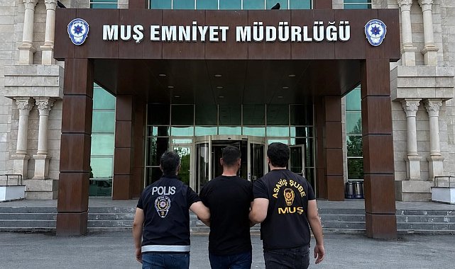 Muş'ta 10 yıl kesinleşmiş hapis cezası bulunan şahıs yakalandı
