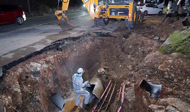 MUSKİ'den Bodrum su isale hattındaki patlama hakkında açıklama