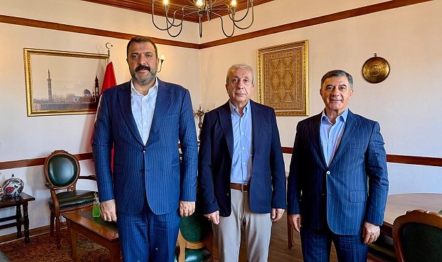 Mustafa Fidan ve Engin Yeşil'den Mehmet Mehdi Eker'e Ziyaret