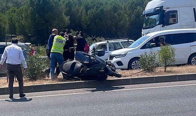 Narkotik denetiminden kaçan motosikletli kıskıvrak yakalandı