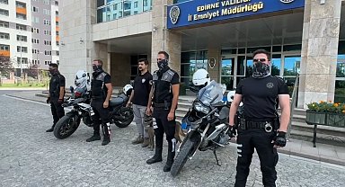 Narkotimler Edirne'de sahaya indi