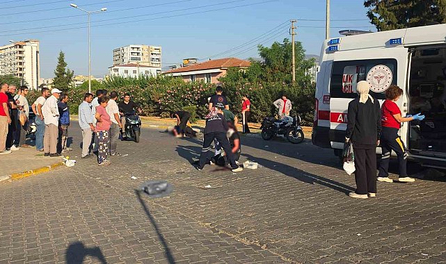 Nazilli'de motosikletler çarpıştı: 2 ağır yaralı