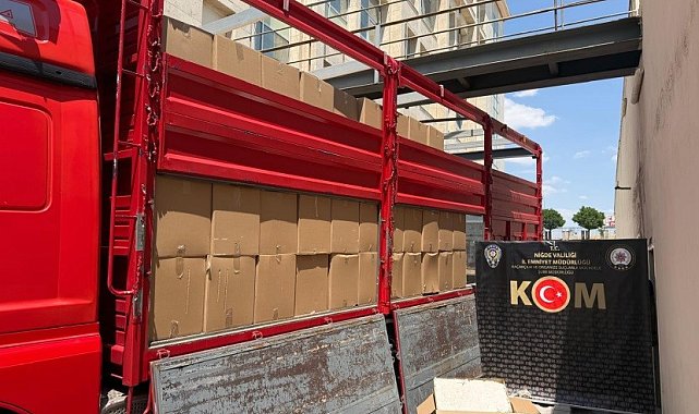 Niğde'de 15 milyon liralık kaçakçılık operasyonu: 1 tutuklama