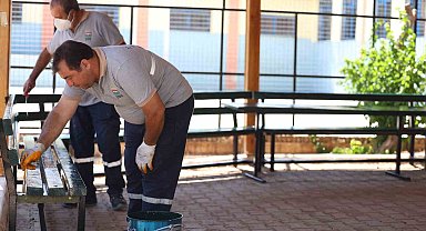 Okul bahçeleri yeni döneme hazırlanıyor