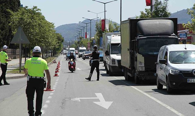 Ordu'da bir haftada 16 binden fazla araç ve sürücüsü denetlendi