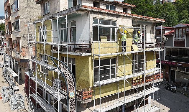 Ordu'da ilçelerin çehresi değişiyor: Gölköy'de 70 binanın cephesi yenilenecek
