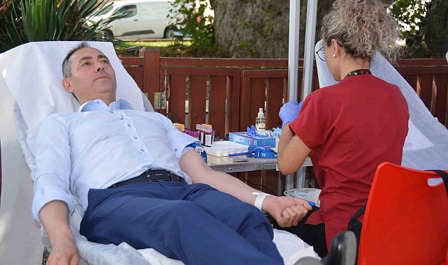 Ordu'da kamu personelinden kan bağışı