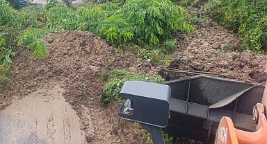 Ordu'da yağış sonrası Büyükşehir ekipleri sahada