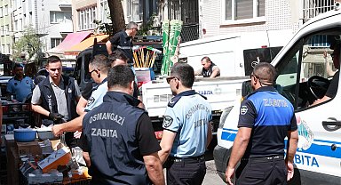 Osmangazi Belediyesi kaldırım işgallerine fırsat vermiyor