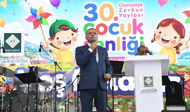 Osmaniye Zorkun Çocuk Şenliği coşkuyla sona erdi
