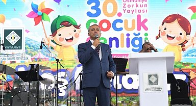 Osmaniye Zorkun Çocuk Şenliği coşkuyla sona erdi