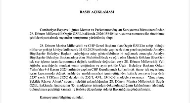 Özgür Özel'in dokunulmazlığının kaldırılması için hazırlanan fezleke Adalet Bakanlığına gönderildi