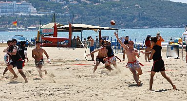 Pamucak Sahili'nde spor şöleni