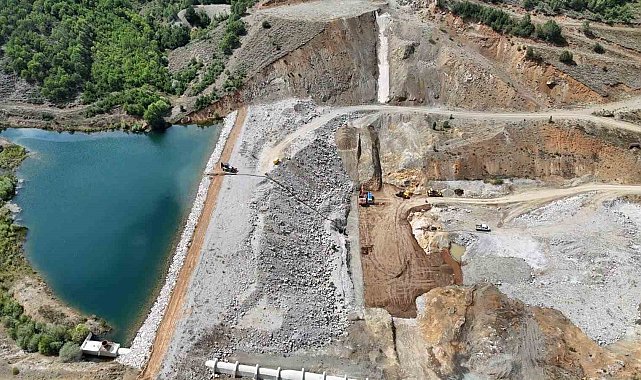 Petekli Göleti'nde çalışmalar sürüyor