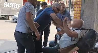 Polise direnince gözaltına alındı