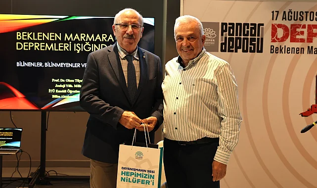 Prof. Dr. Okan Tüysüz uyarılarını Nilüfer'den yaptı