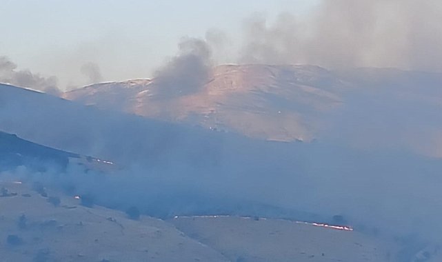 Pütürge'deki arazi yangını kontrol altına alındı