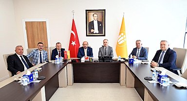 Romanya-Türkiye Ticaret ve Sanayi Odasından İnönü Üniversitesi'ne iş birliği ziyareti