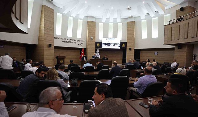Şahinbey Belediyesi ağustos ayı meclis toplantısı yapıldı