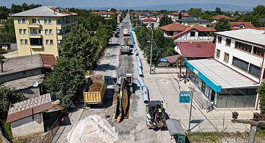 Sakarya Akyazı'da altyapı hattı için saha çalışmaları başladı
