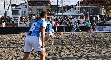 Sakarya Kocaali Sahili'nde futbol kupayla taçlandı