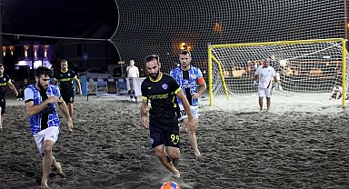 Sakarya Kocaali Sahili'nde futbol şöleni