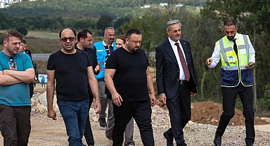 Sakarya'da Şehir Hastanesi çalışmaları yerinde görüldü