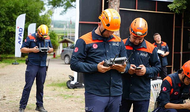 Samsun'da AFAD'ın İHA destekli arama-kurtarma yarışması başladı