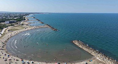 Samsun'da dalgakıranların oluşturduğu koylar Ege ve Akdeniz'i aratmıyor