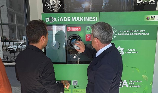 Samsun'da DOA sistemiyle 2 milyondan fazla ambalaj geri dönüşüme kazandırıldı