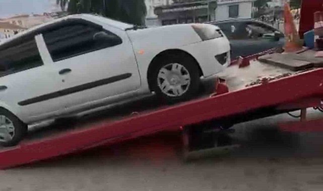 Samsun'da korsan taksi denetimi: 2 araca 200 bin lira ceza