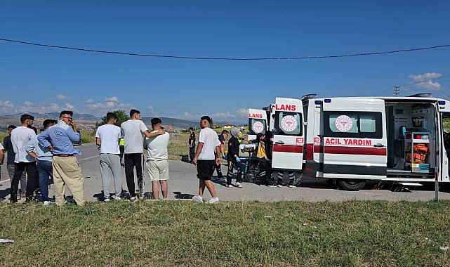 Samsun'da motosikletler çarpıştı: 3 yaralı