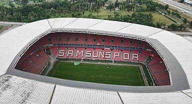 Samsunspor'un stat zemini yeni sezona hazırlanıyor: Hibrit çim uygulamasına başlandı