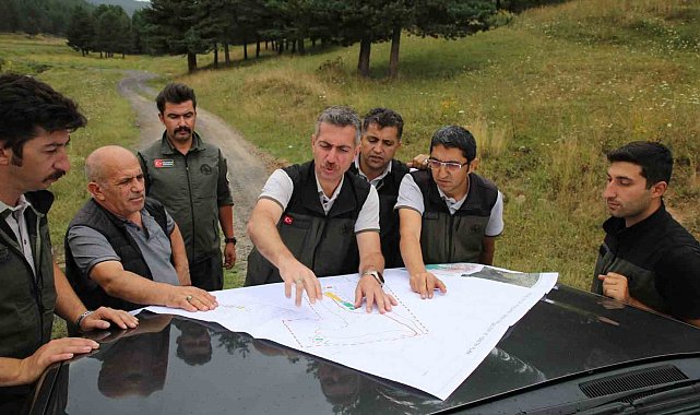 Sarıkamış'ta orman çalışmaları masaya yatırıldı: Bölge Müdürü Karakurt'tan sahalarda inceleme