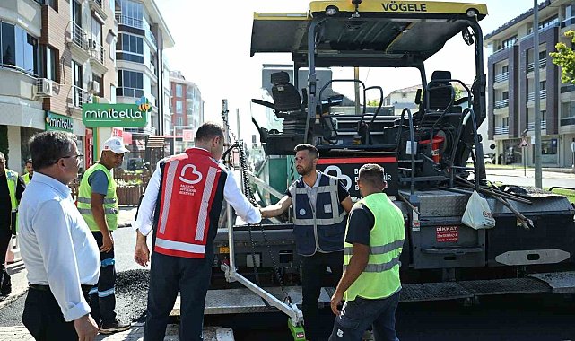 Savaştepe caddesi modern yüzüne kavuştu