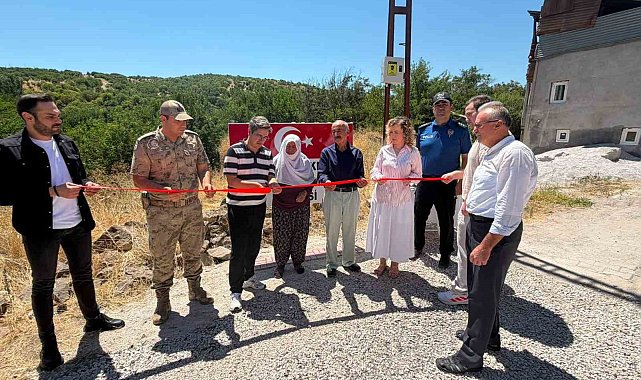 Şehit İdris Yılmaz'ın adı Yazmakaya'da caddeye verildi