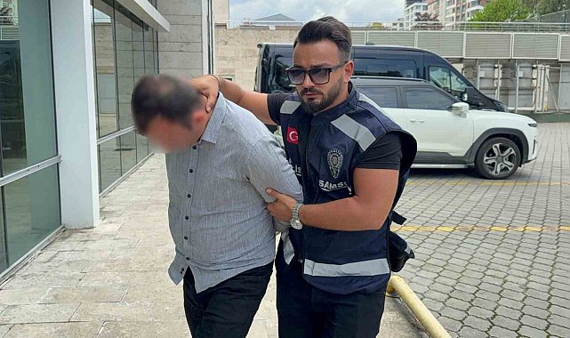 Semt pazarında elle tacize tutuklama