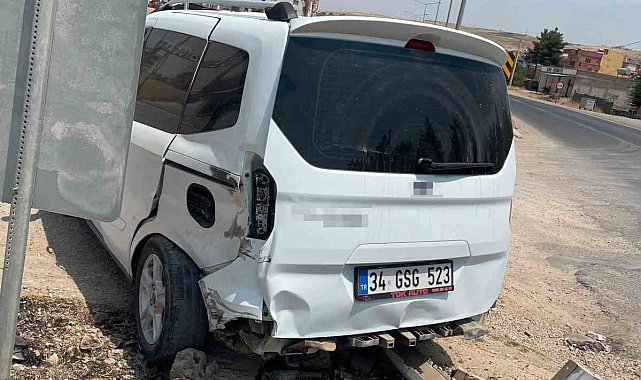 Siirt'te maddi hasarlı trafik kazası
