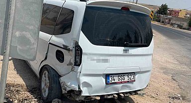 Siirt'te maddi hasarlı trafik kazası