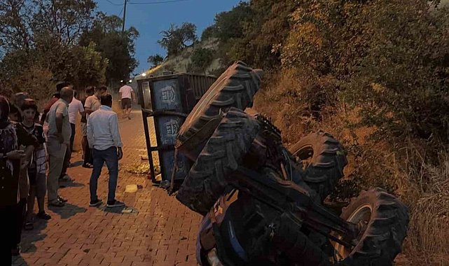 Siirt'te traktör devrildi: 5 yaralı
